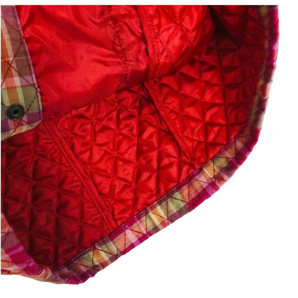 Christopher & Banks Quilted Vest Petite‎ Medium Red Lightweight Layer - Picture 9 of 9